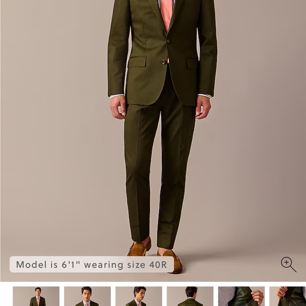 J.Crew Ludlow Slim-fit suit jacket in Italian chino